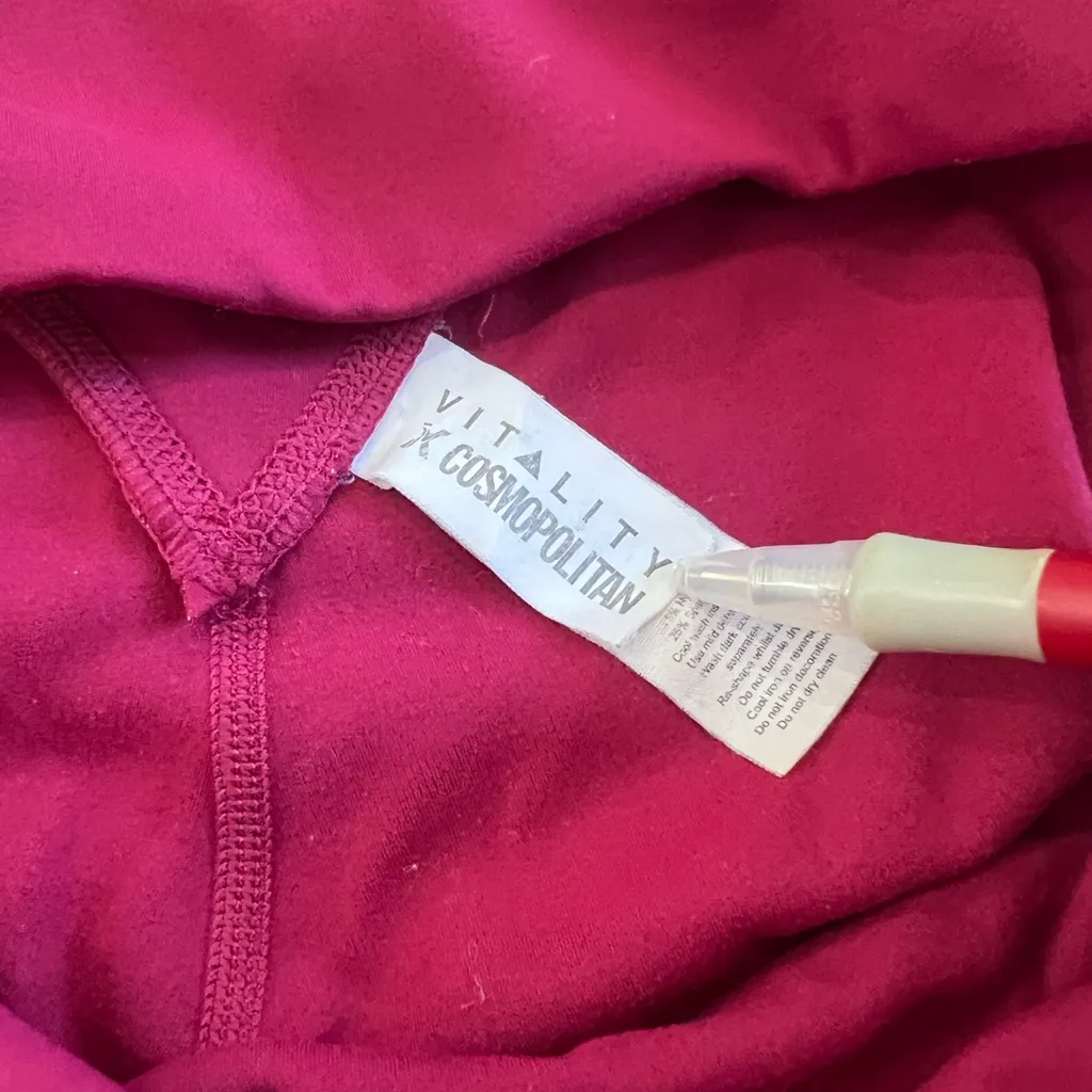 Balance / Vitality X Cosmo Collab Bike Shorts Pink Size Medium - Image 4