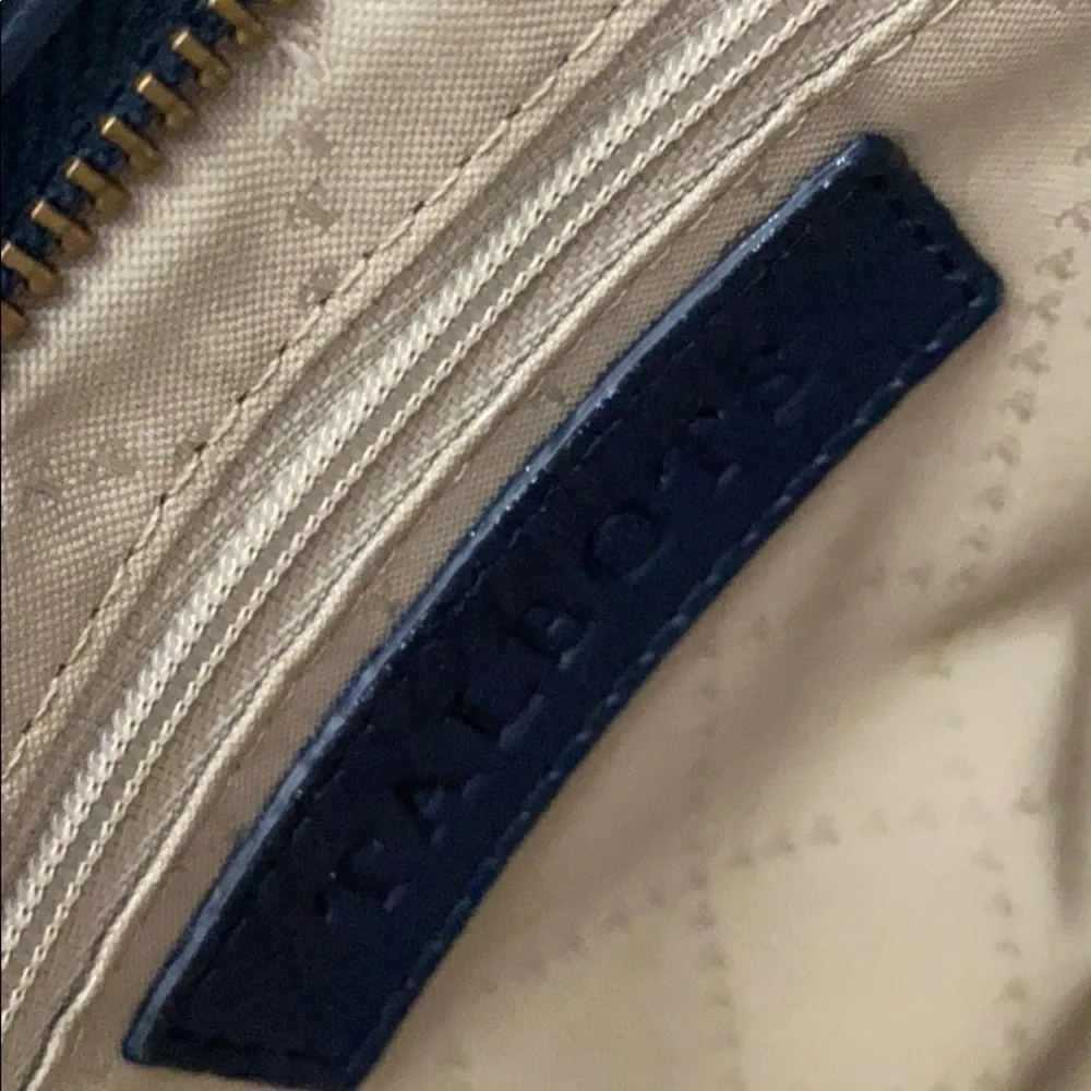 Talbots genuine leather purple saddle bag - Image 10