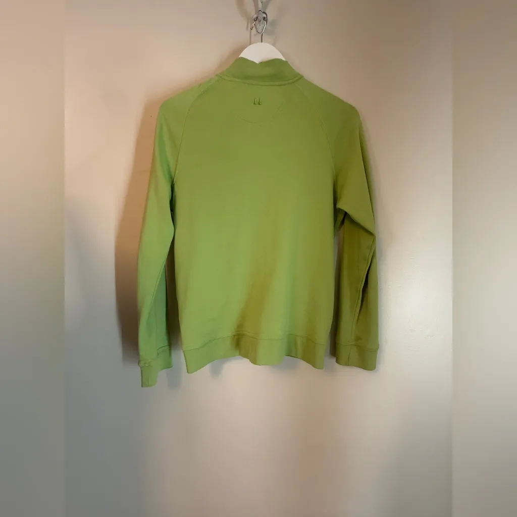 GREG NORMAN Women's Full Zip Green Shirt Golf Athletic Pickleball Tennis Small - Image 5