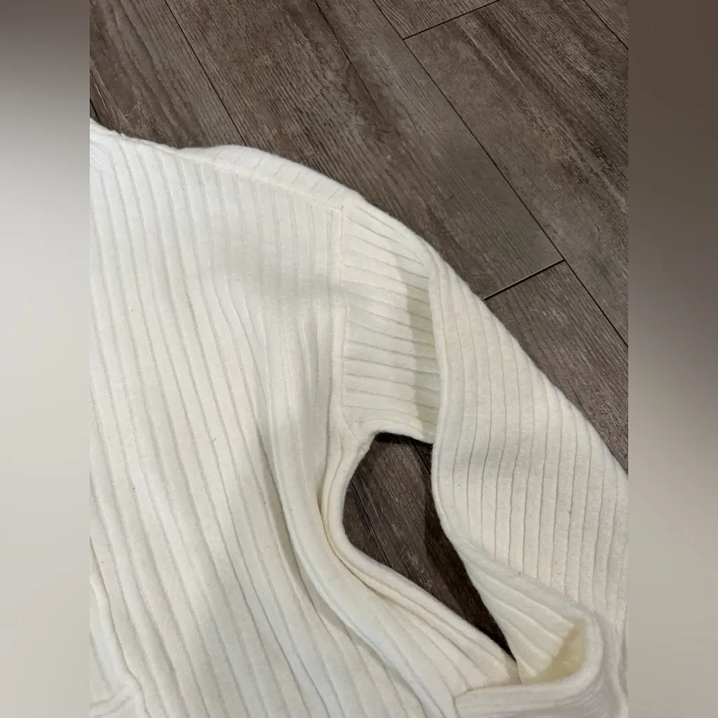 Sanctuary  White Ribbed Turtleneck Sweater - Image 9
