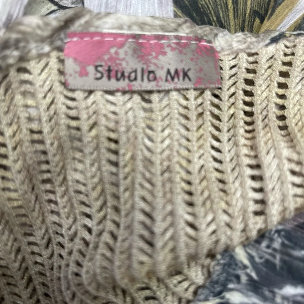 Studio MK Brown and Gold Patterned Y2K Mini Dress - Image 5