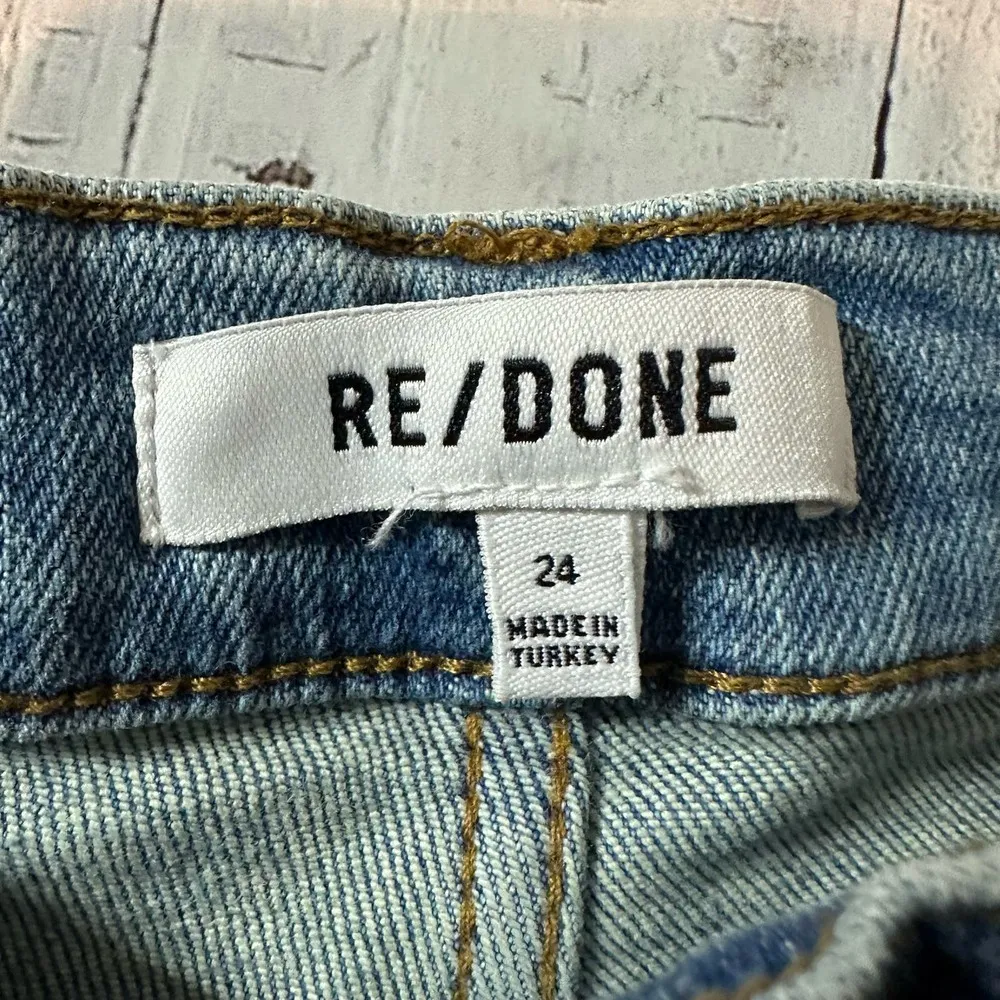 RE/DONE 90’s Ultra High Rise Skinny Jeans Dawn Blue
Size 24 - Image 3