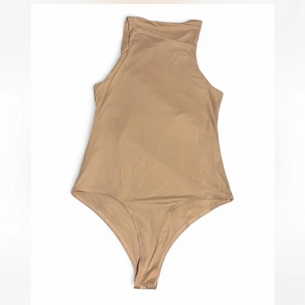 Tan Sleeveless Bodysuit Size M - Image 4