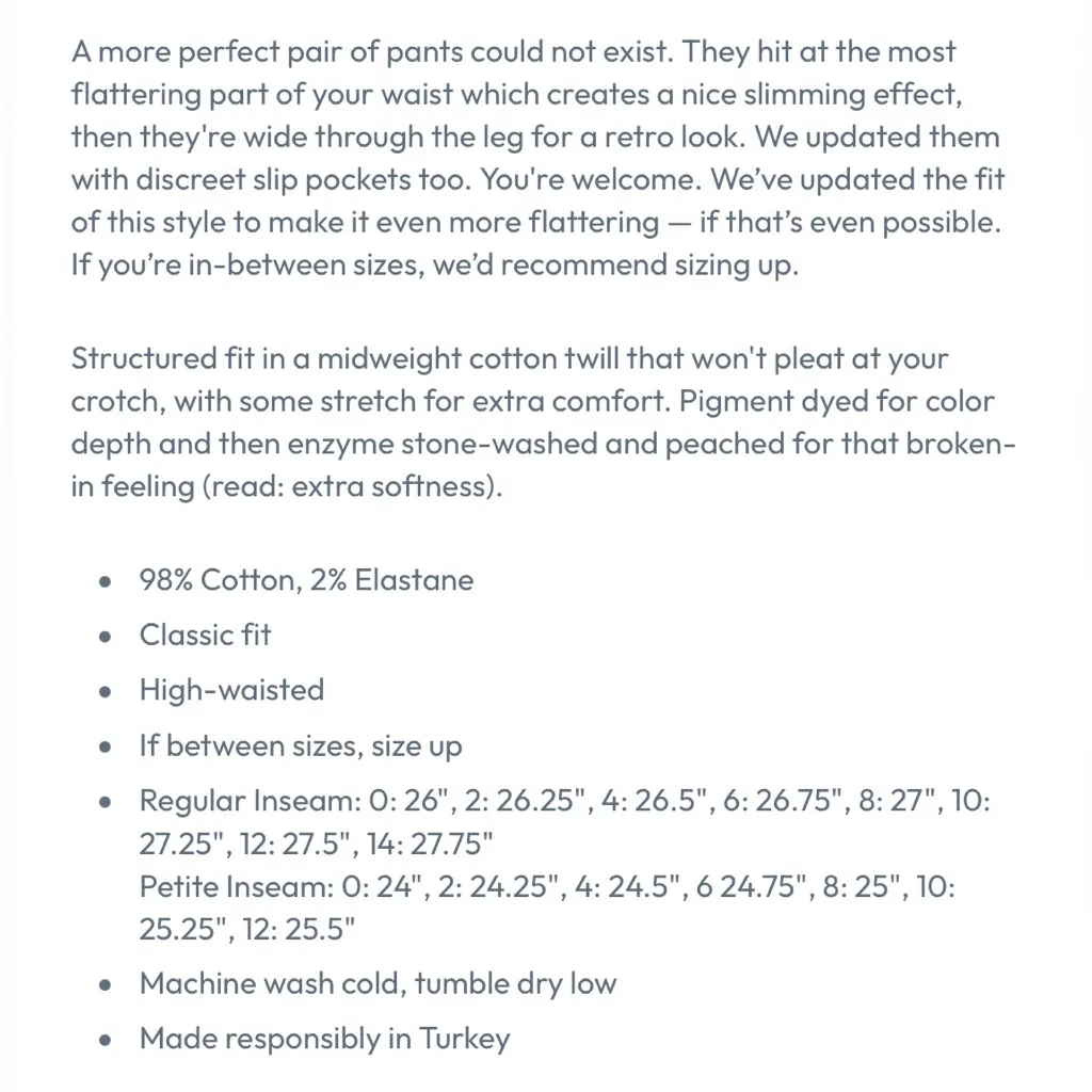 Marine Layer Bridget Wide Leg High Waisted Crop Pants Faded Black Women’s Size 8 - Image 12