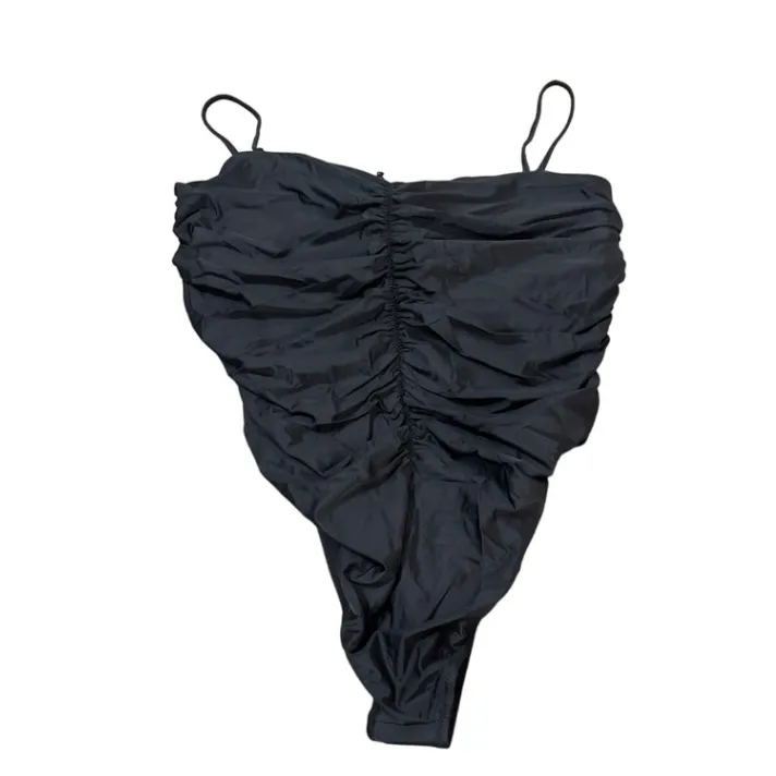 J. Crew Ruched Sweetheart One Piece Swimsuit in‎ Black Sz 22 Plus NEW - Image 5