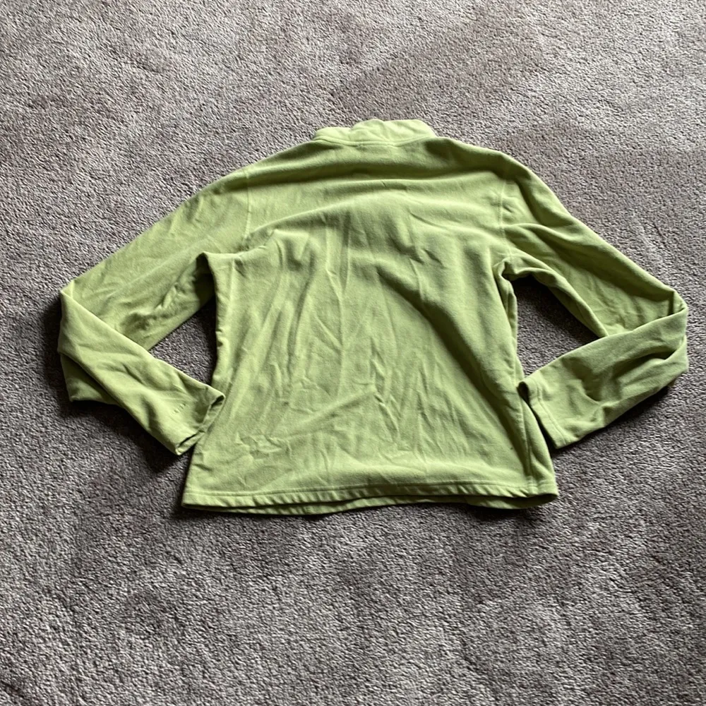 The North Face Green Quarter Zip Pullover Fleece SIZE S - Image 5