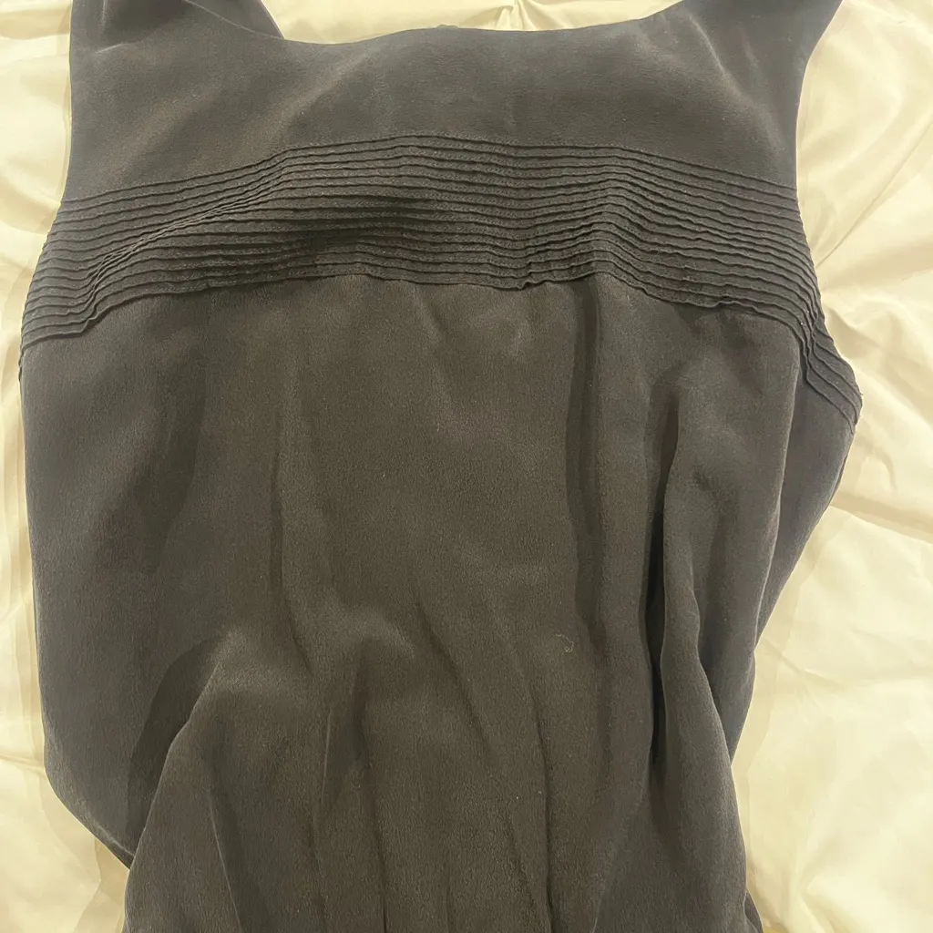 Cynthia Rowley 100% silk Strapless Black Dress - Image 3