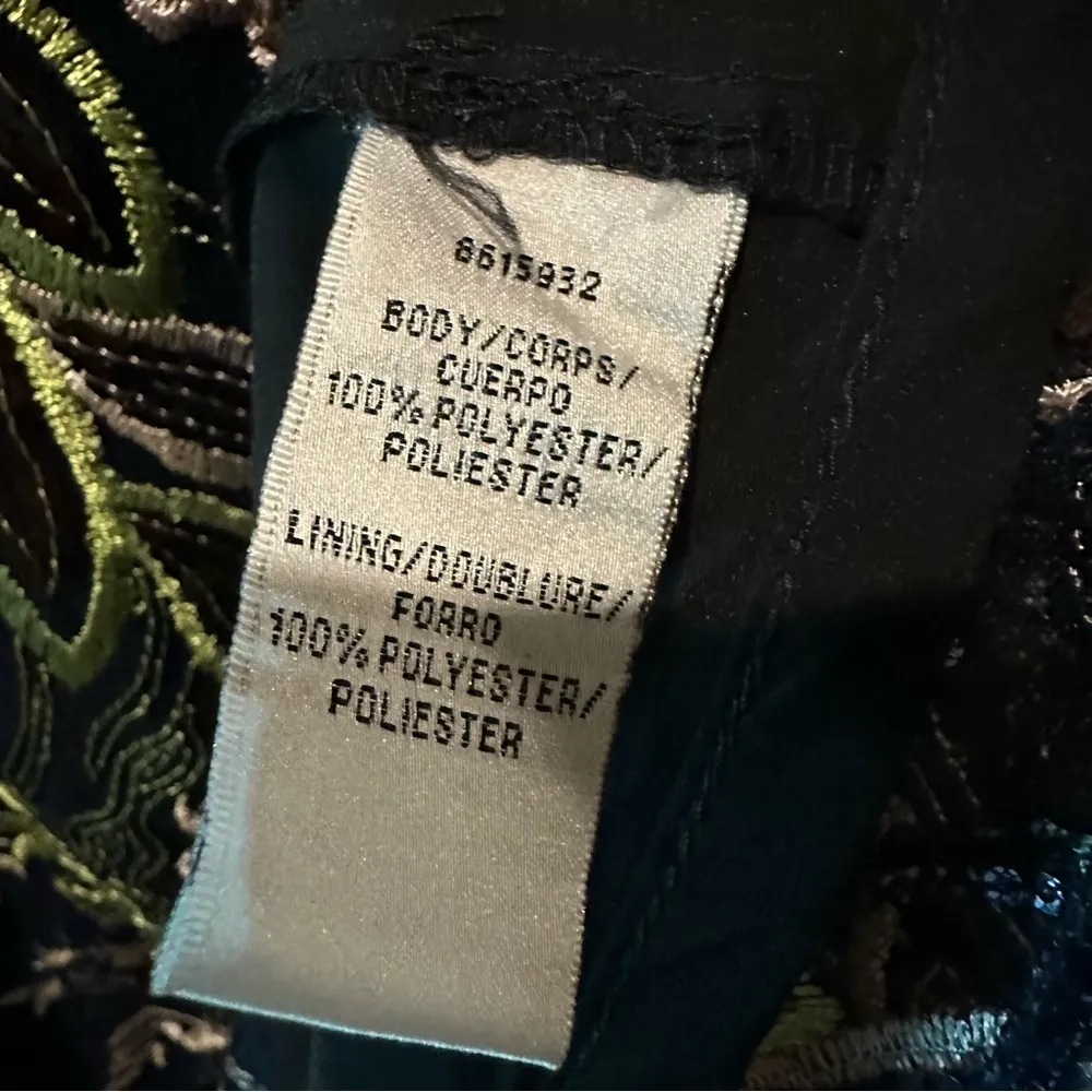 JS Collections Draped Sleeve Cold Shoulder Embroidered Semi Formal Midi Dress 2 - Image 11