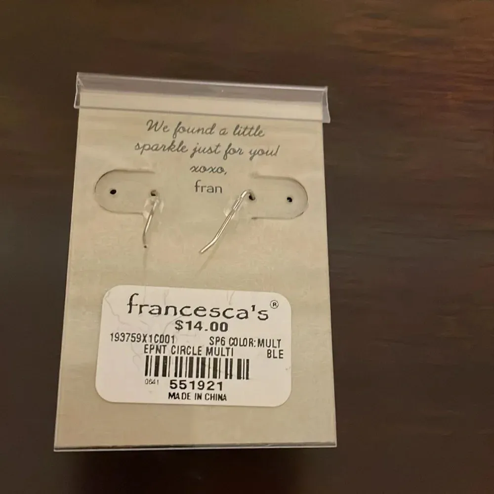 Francesca’s earrings Blue - Image 3