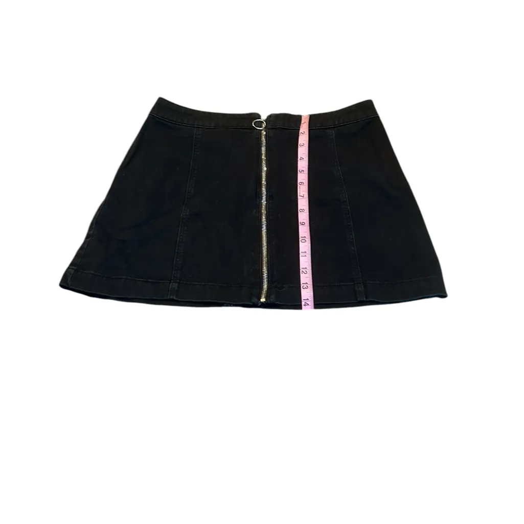 3/$15 DIVIDED black denim mini skirt - Image 2