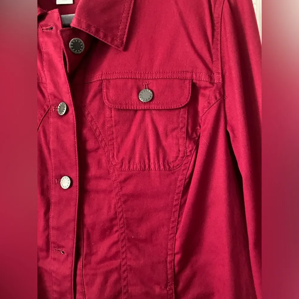 Christopher and banks red jacket size large - Image 4