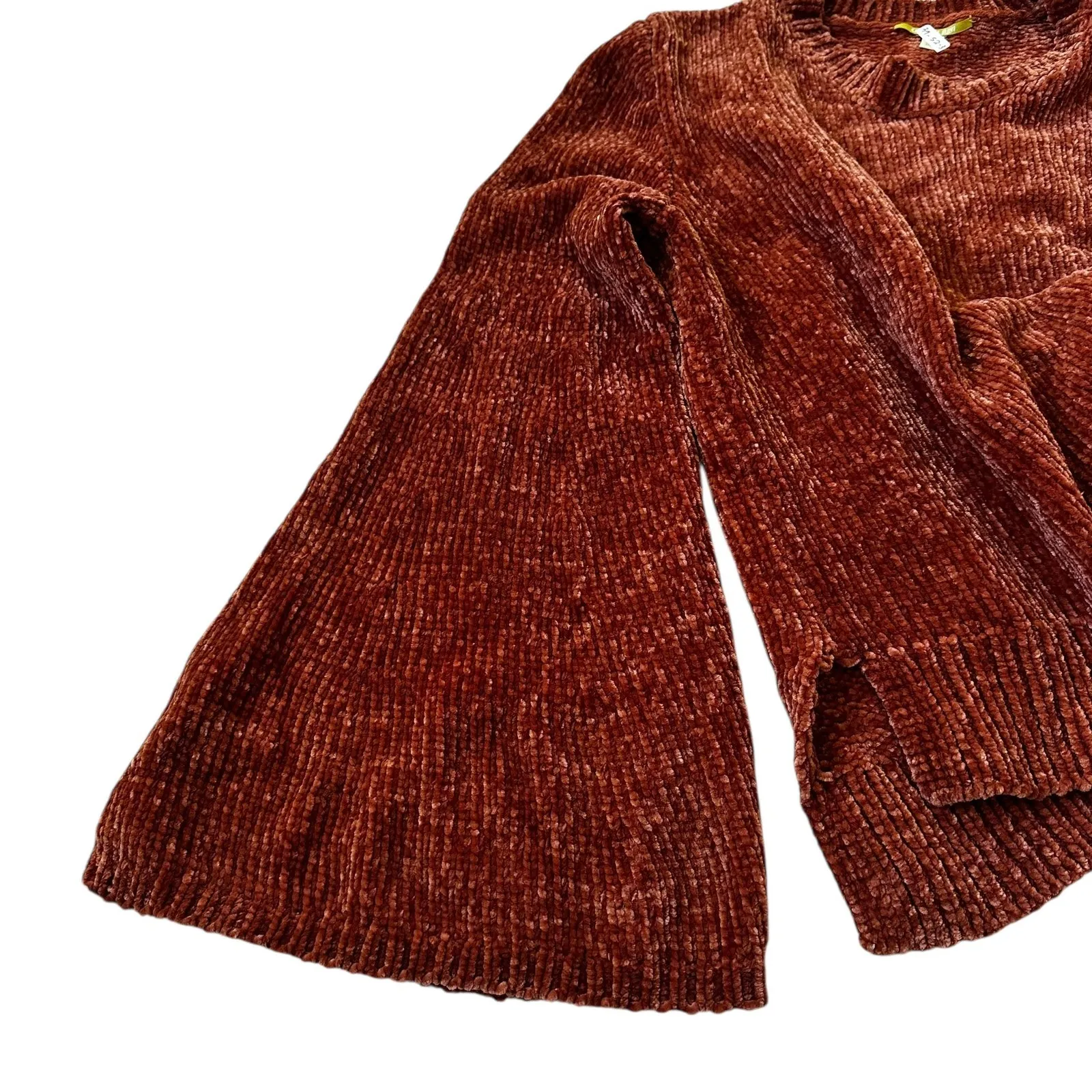 Gianni Bini Rust Cable Knit Pullover Sweater Women's Size Large | 39-52-3 - Image 3