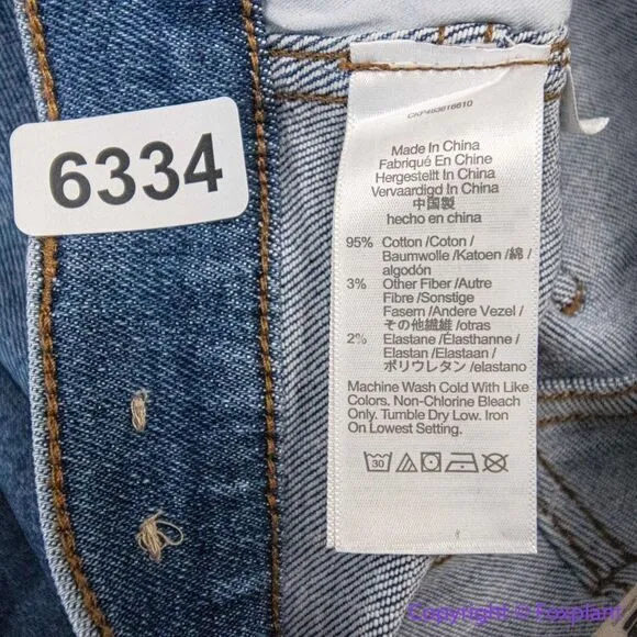 NEW Madewell Stovepipe‎ Jeans in Leaside Wash, 28 - Image 14