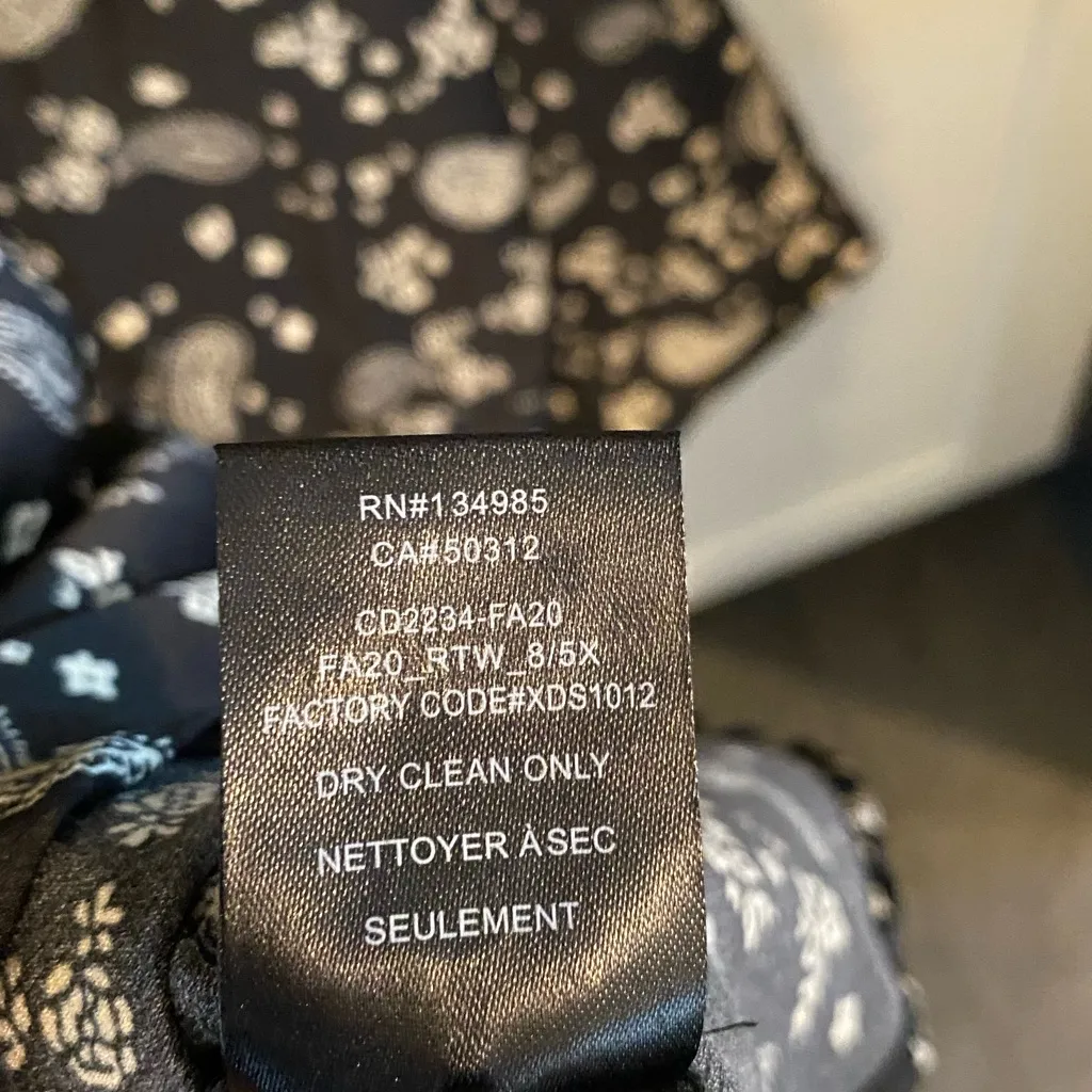 For Love & Lemons Paisley Mini Dress Black White Cutout Dress  modern coquette - Image 15