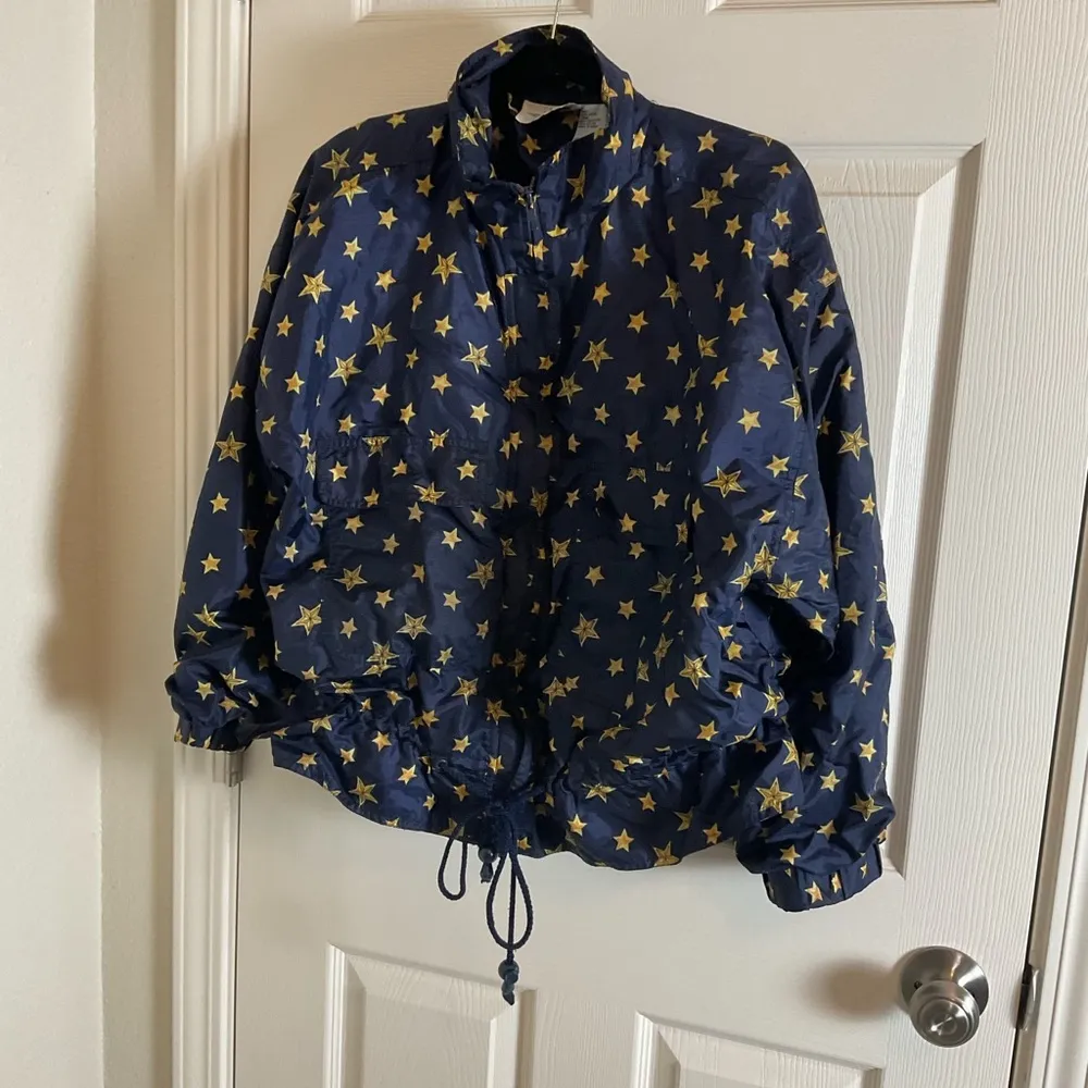 METRO ACTIVE Vintage Starry Night Women's Jacket size X - Image 11
