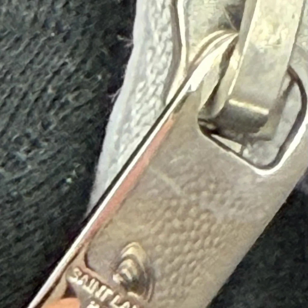 Yves Saint Laurent Taupe Quilted Leather Clutch Wallet on Chain - Image 15