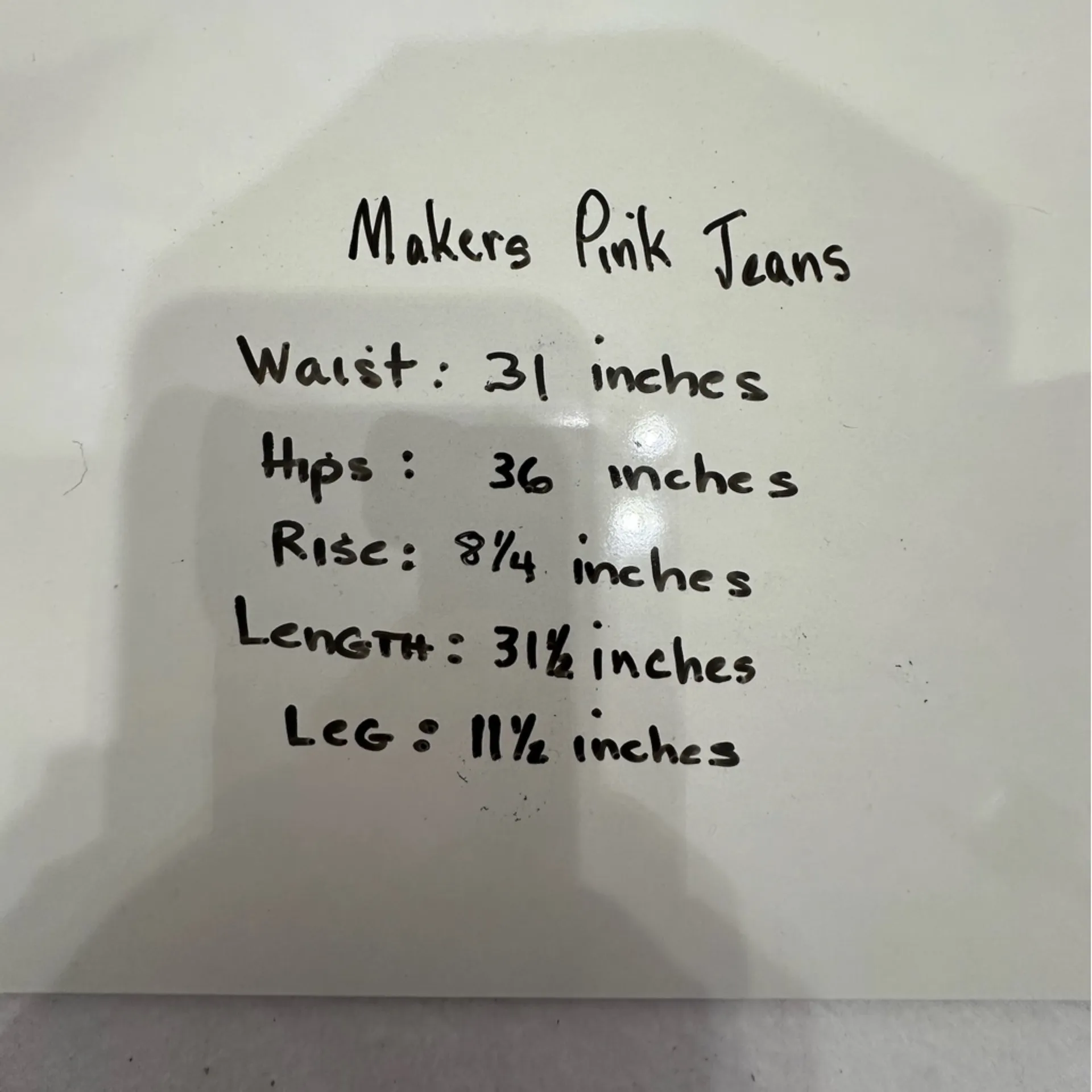 Makers Hot Topic Hot Pink Skinny Jeans Y2K Deadstock Size 9 Juniors - Image 7