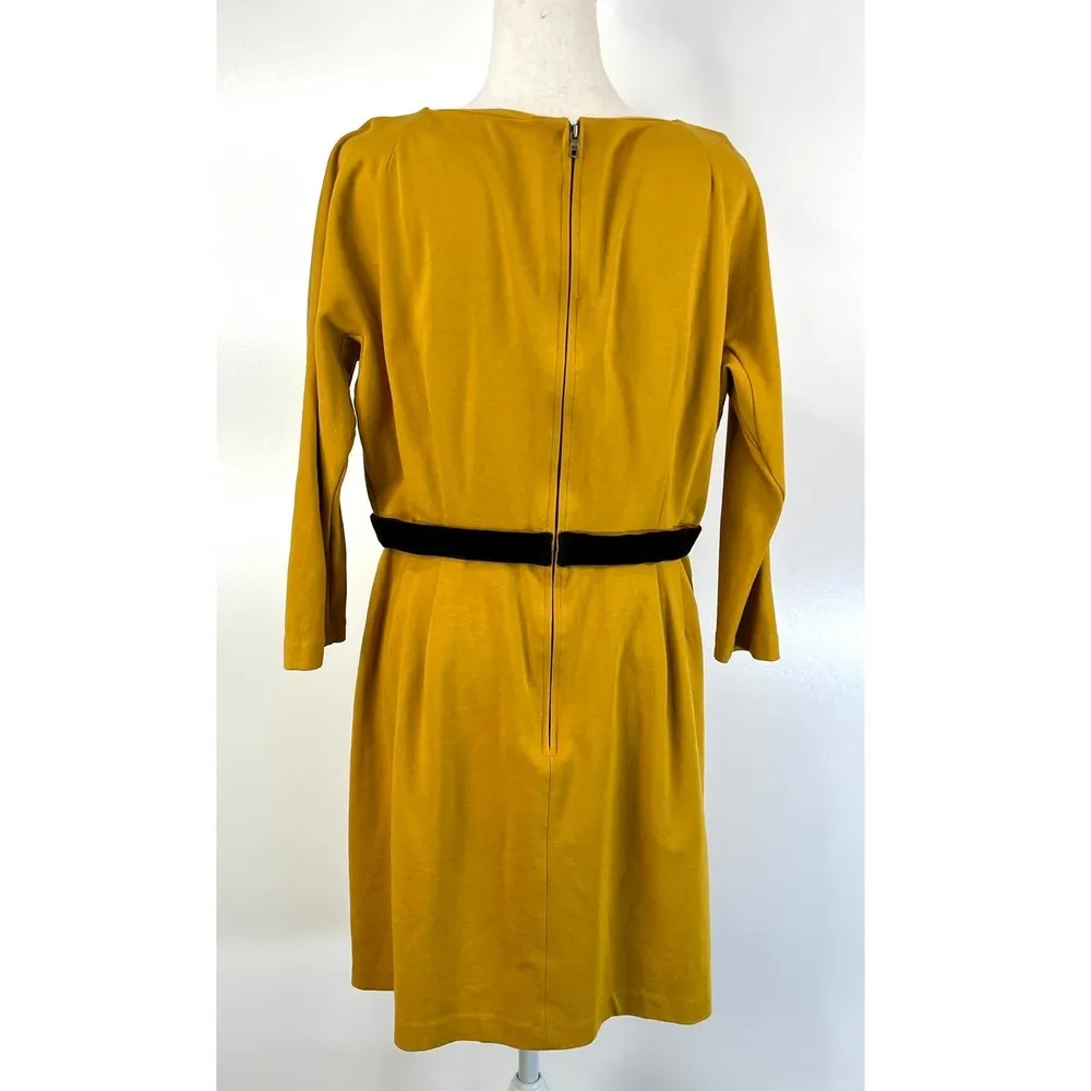 Anthropologie Girls from Savoy Mini Dress Mustard Yellow Taylor Swift - Image 6