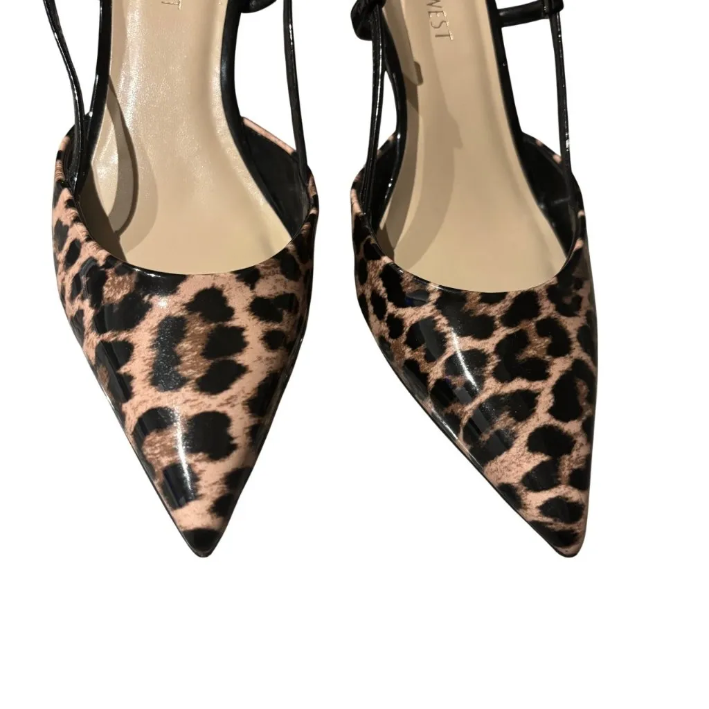 Nine West Rhonda Slingback Pointed Toe Kitten Heel Pump Size 8M - Image 7
