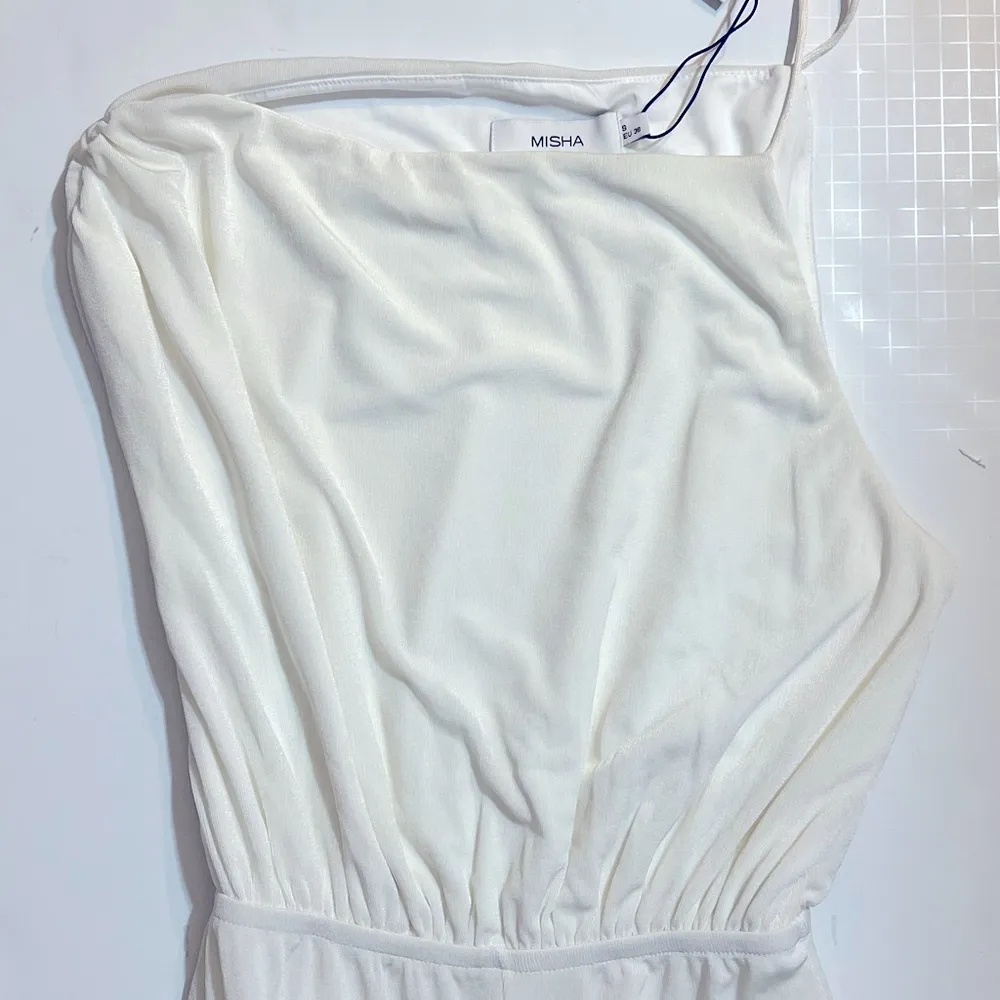NWT MISHA Emer Jumpsuit in Ivory, size 4 White - Image 5