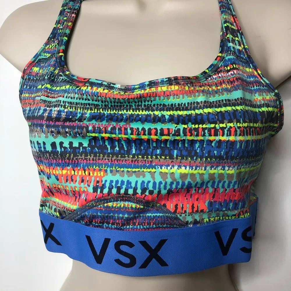 VSX Victoria’s Secret medium support racer back sports bra M - Image 2