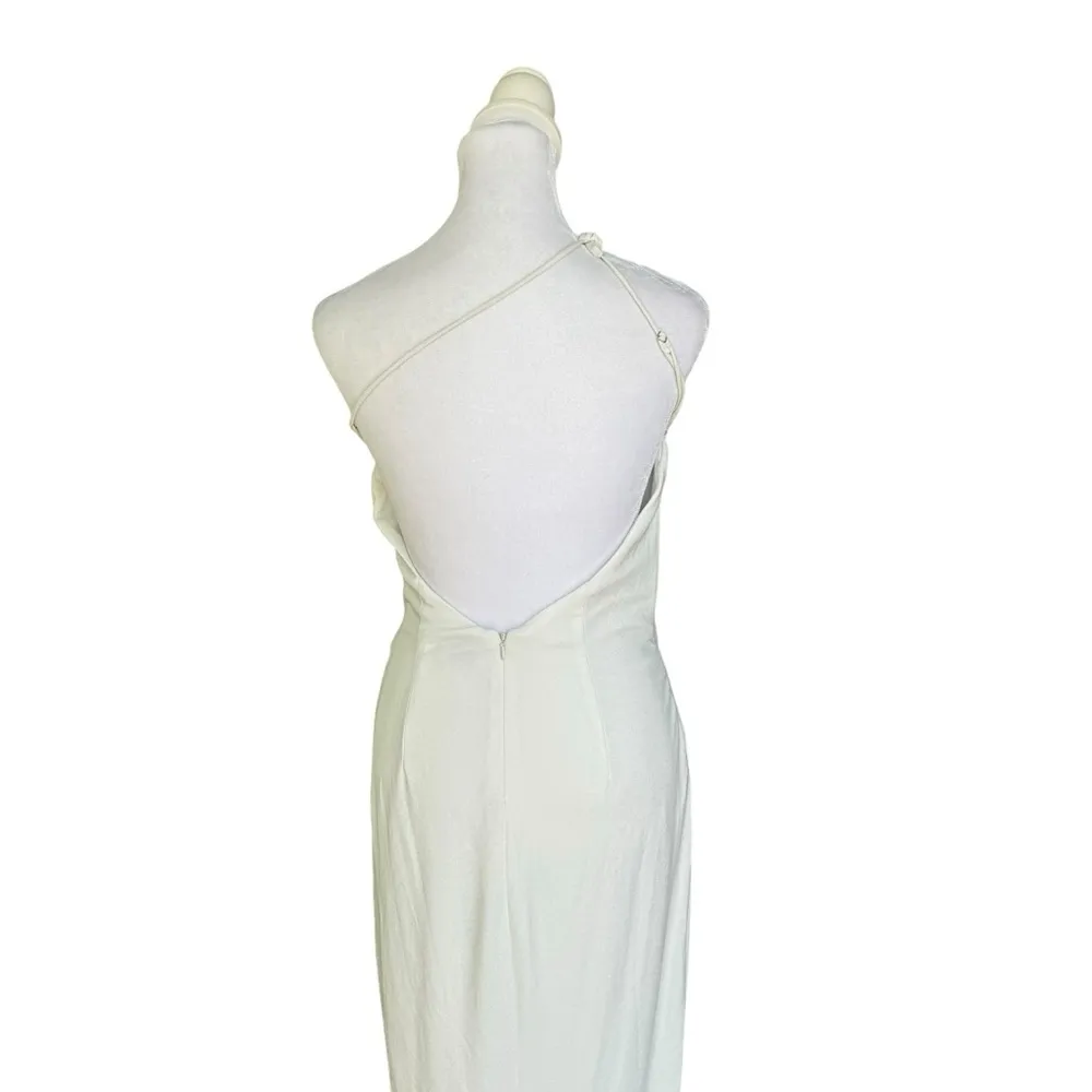 Katie May x Revolve - Brittany Gown in Silver Dusted Ivory Sz M - Image 8