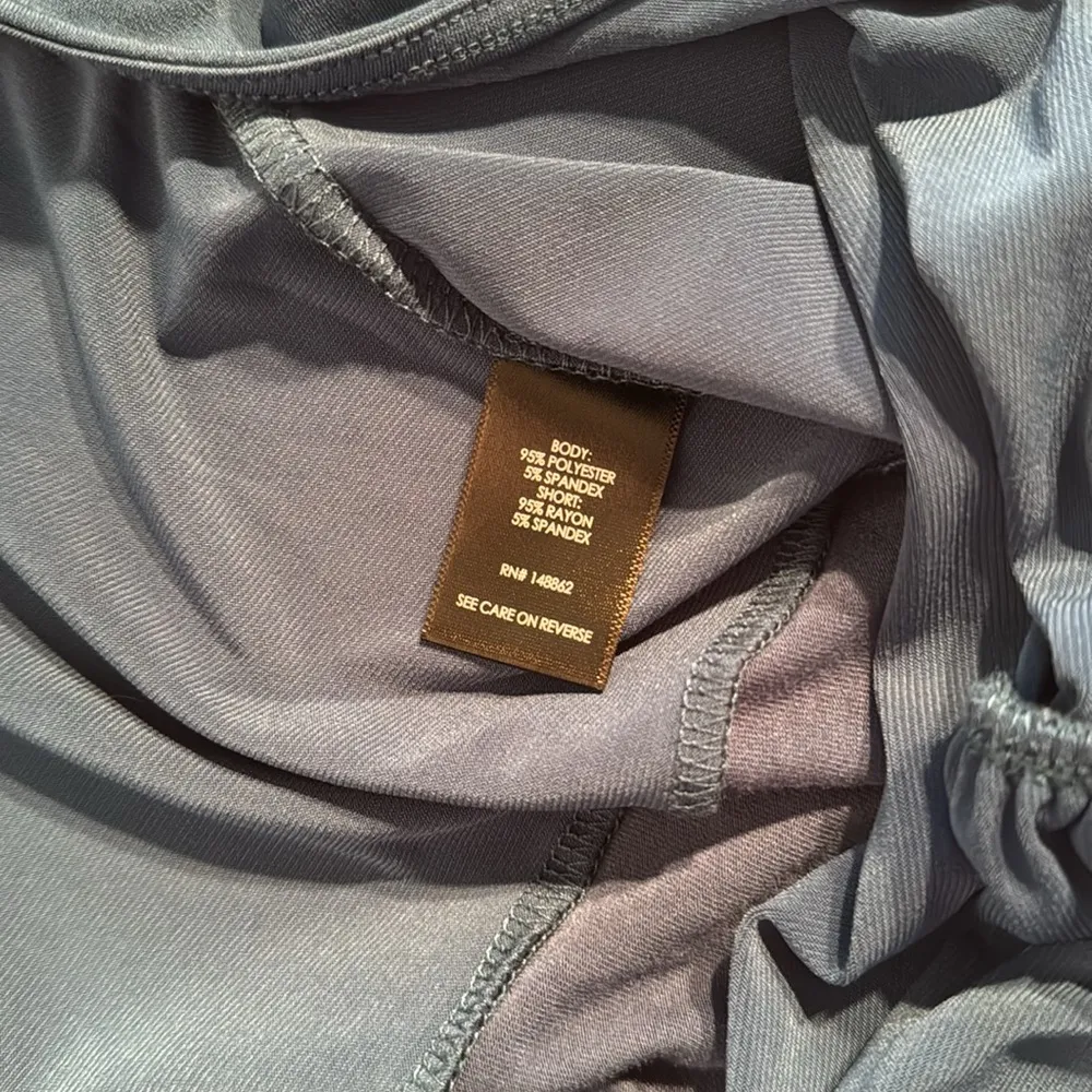 Torrid teal body suit 2 tank adjustable straps fitted deep neckline stretch plus - Image 11