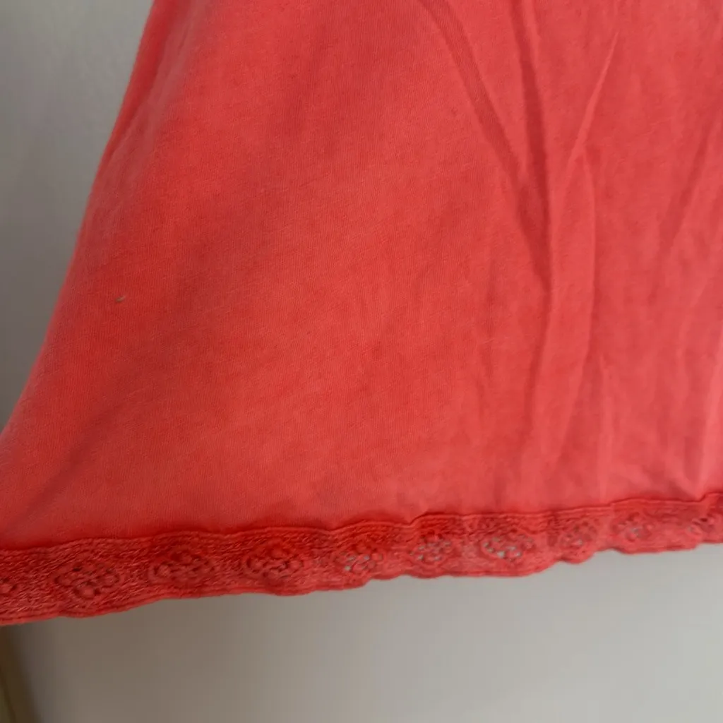 MOVING SALE Wildfox Mermaid Red Muscle Tank Lace Trim - Image 7