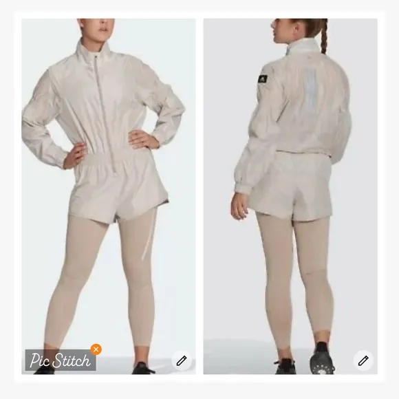 Adidas Boa Running Carrera Vapour Gray Romper - Image 2