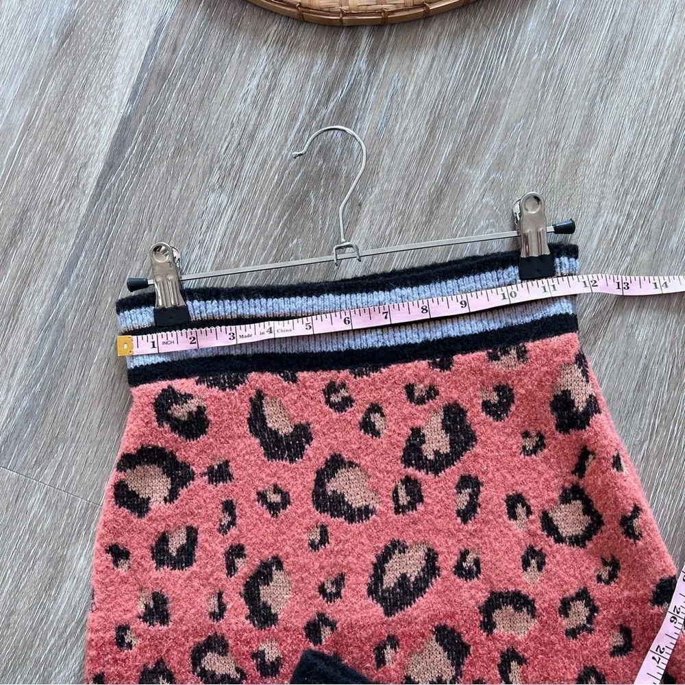 Anthropologie‎ maeve leopard print wool blend pencil skirt women’s size XS - Image 5