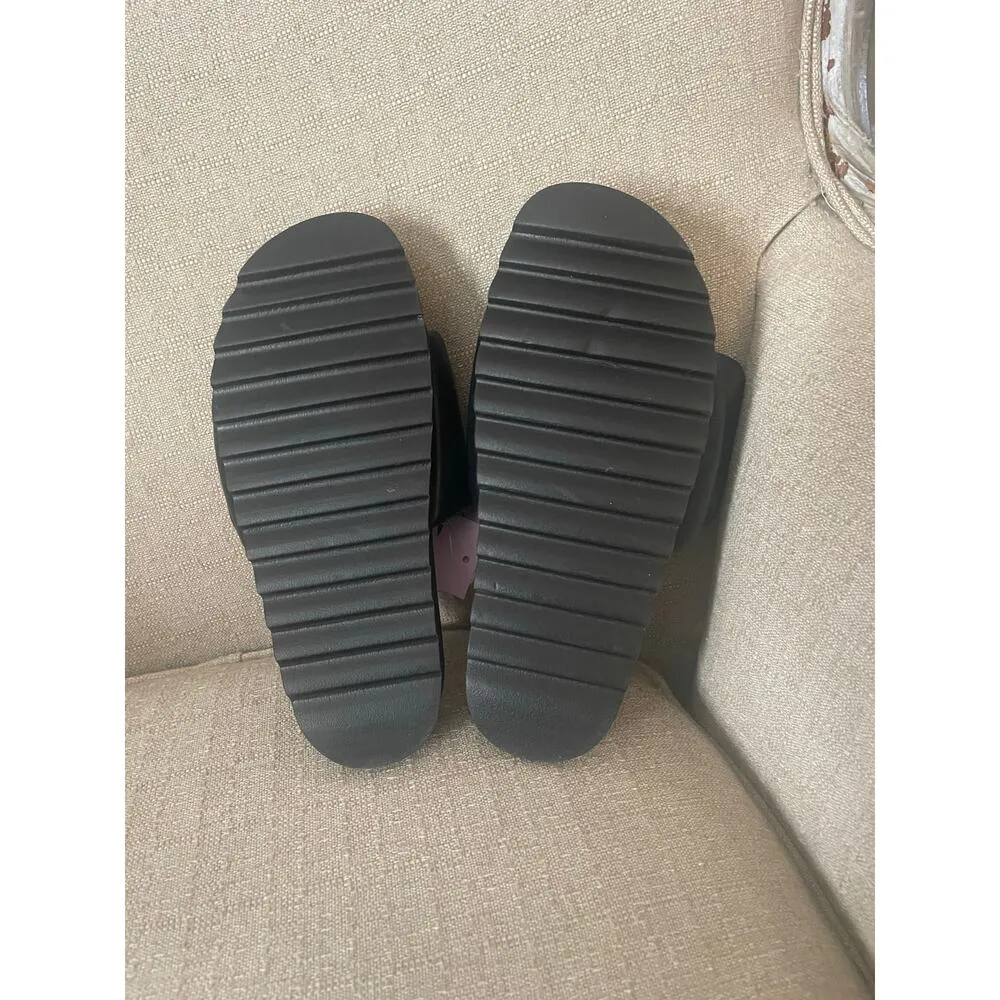 Women's Sabrina Footbed Sandals - Wild Fable Black, S83 - Image 2