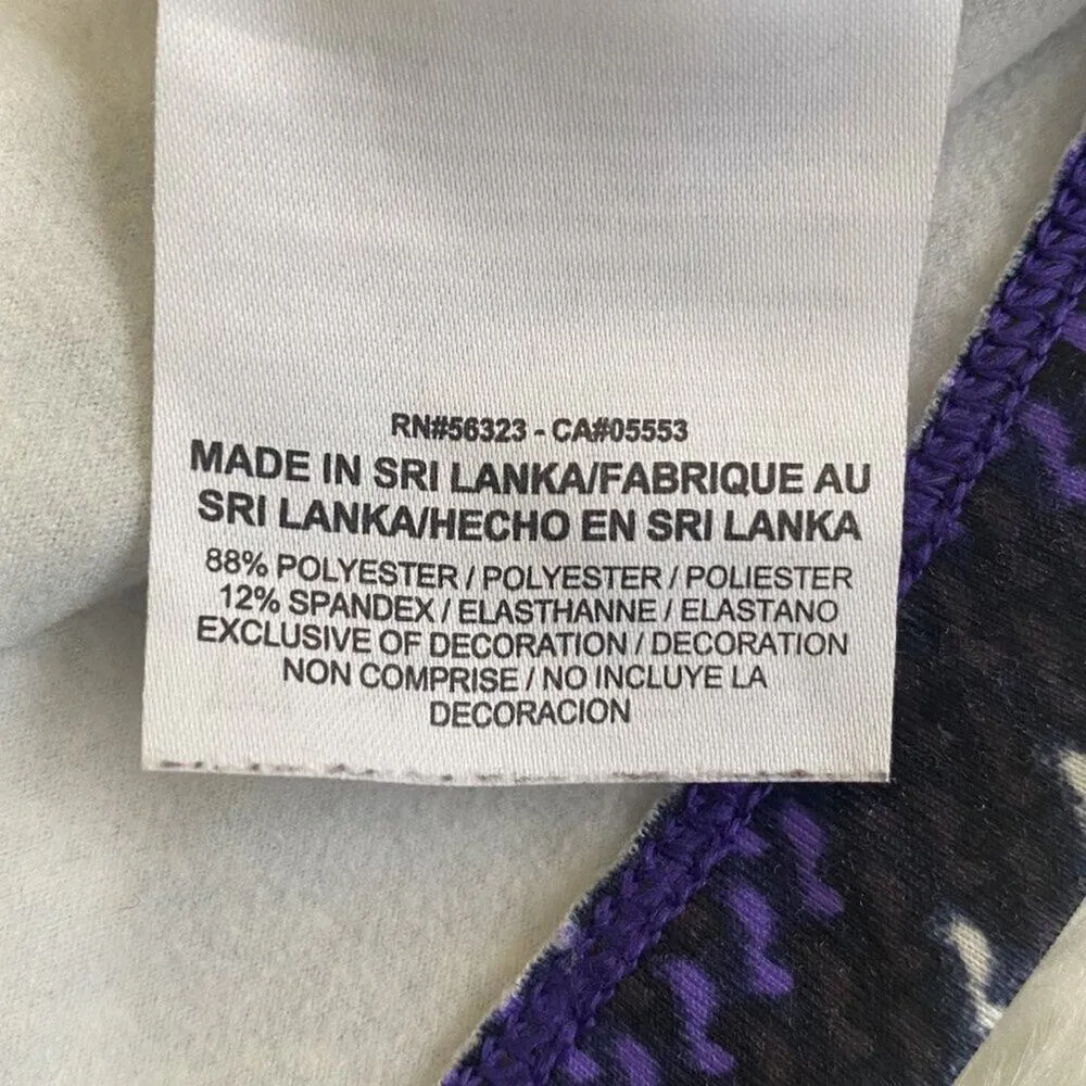 Nike Pro Hyperwarm Nordic Infinity Athletic Top Womens M Purple Funnel Neck - Image 7