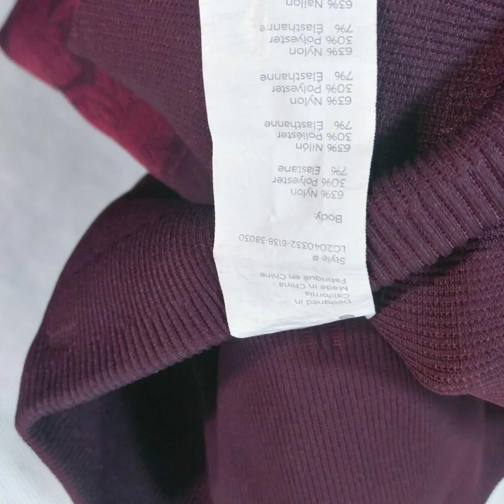 Fabletics Women’s High Waisted Seamless Floral Leggings Size Small - Image 7