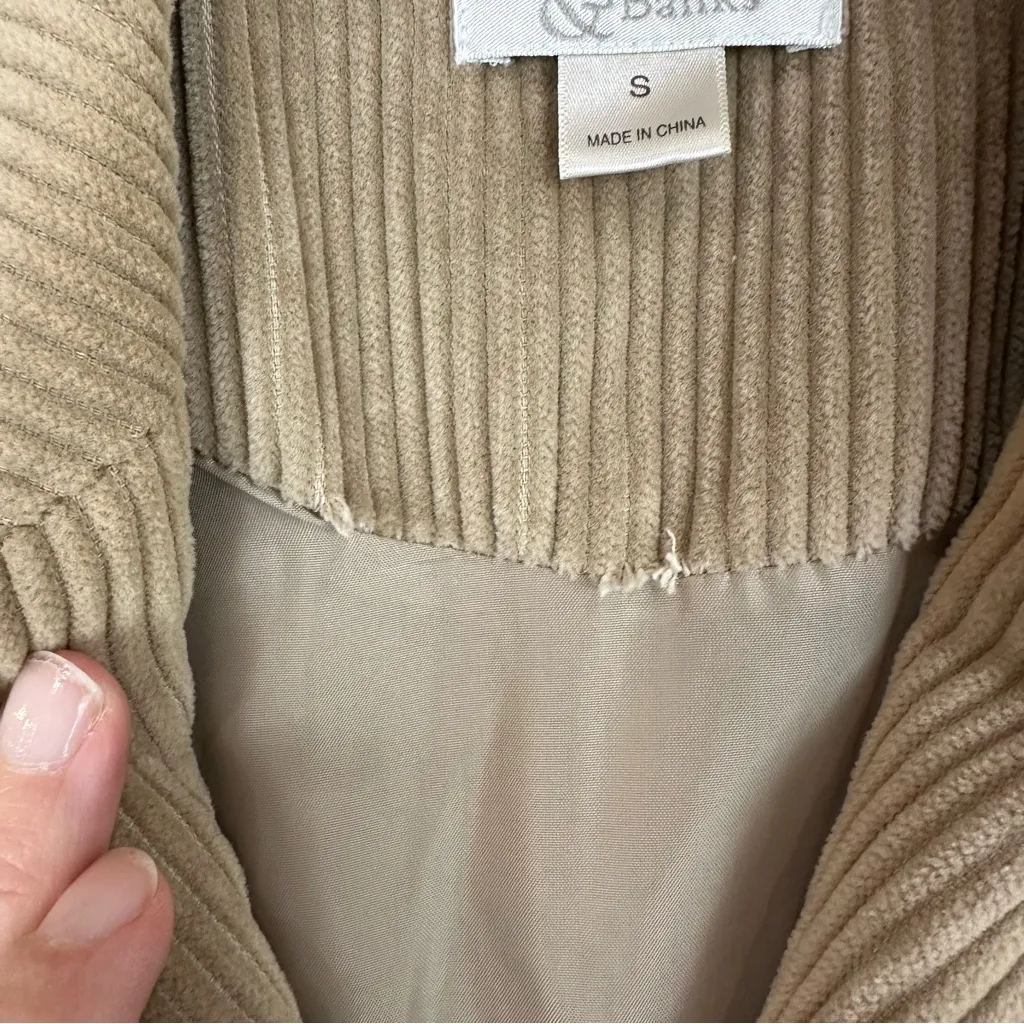 Christopher & Banks Tan Corduroy Vest Small Prep Ivy League Riding - Image 8