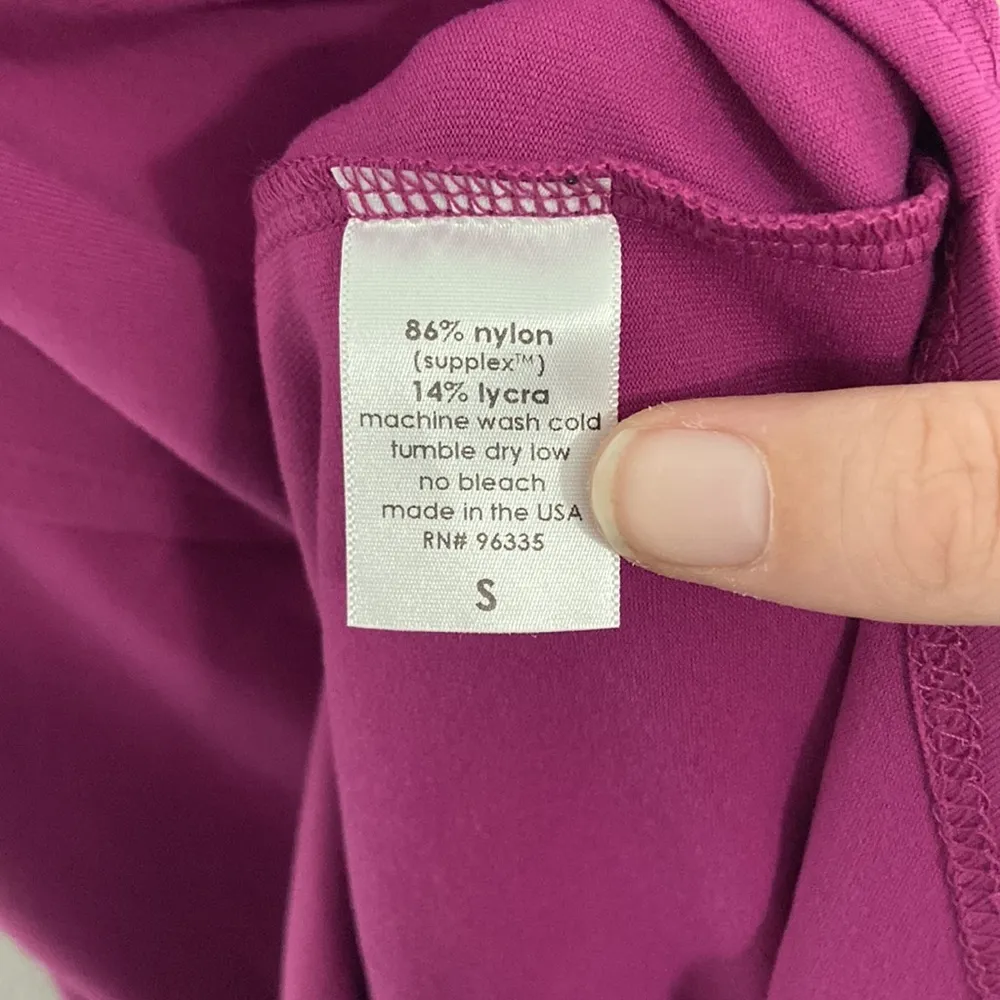 SUSANA Monaco Gathered band plum NWT asymmetrical one shoulder dress size small - Image 4