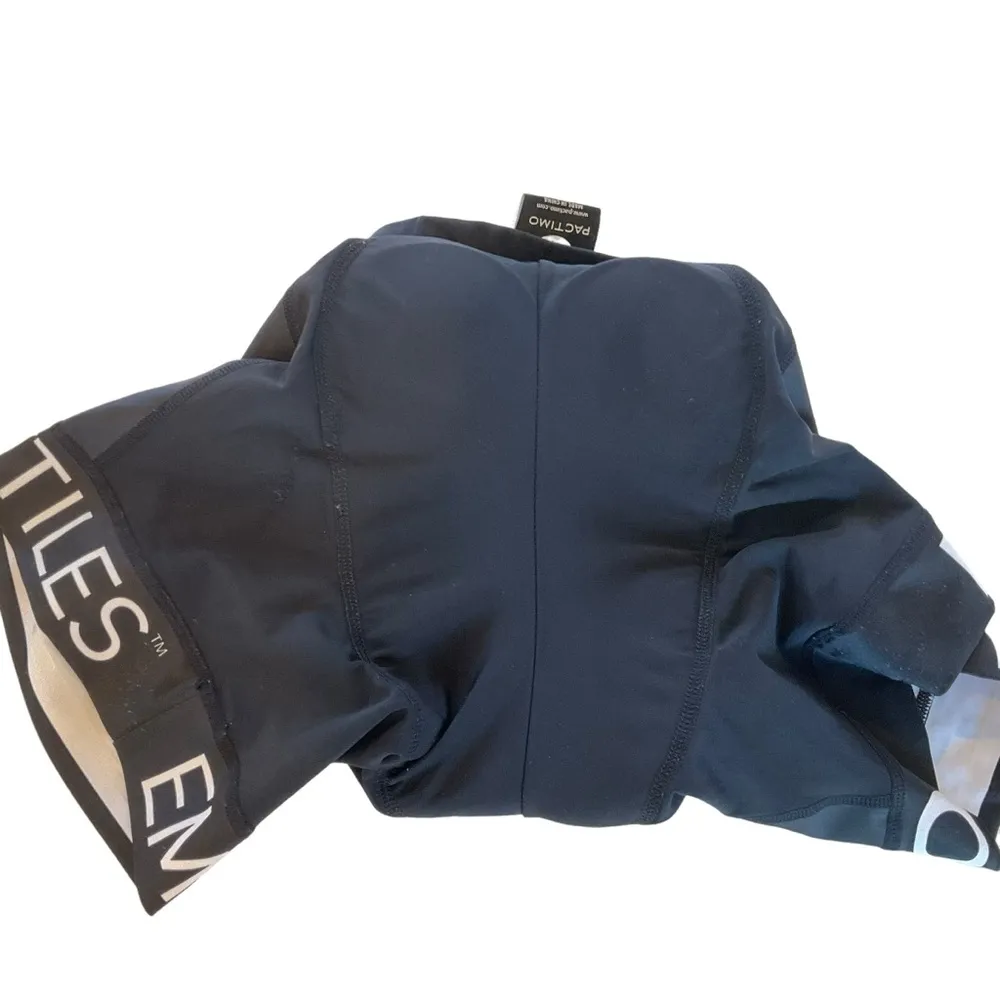 Pactimo Padded Cycling Shorts Women’s S Nylon/Spandex Blend 4.5” Inseam SDBC Orange - Image 5