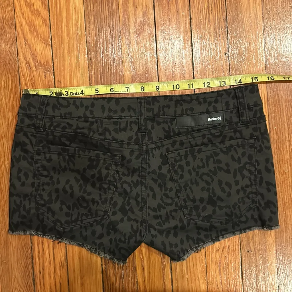 Women’s Hurley Leopard Print Shorts - Image 8