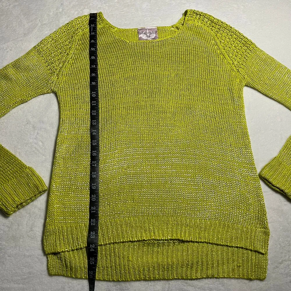 Romeo & Juliet Couture Crewneck Knit Pullover Sweater Size Small Colorful - Image 8