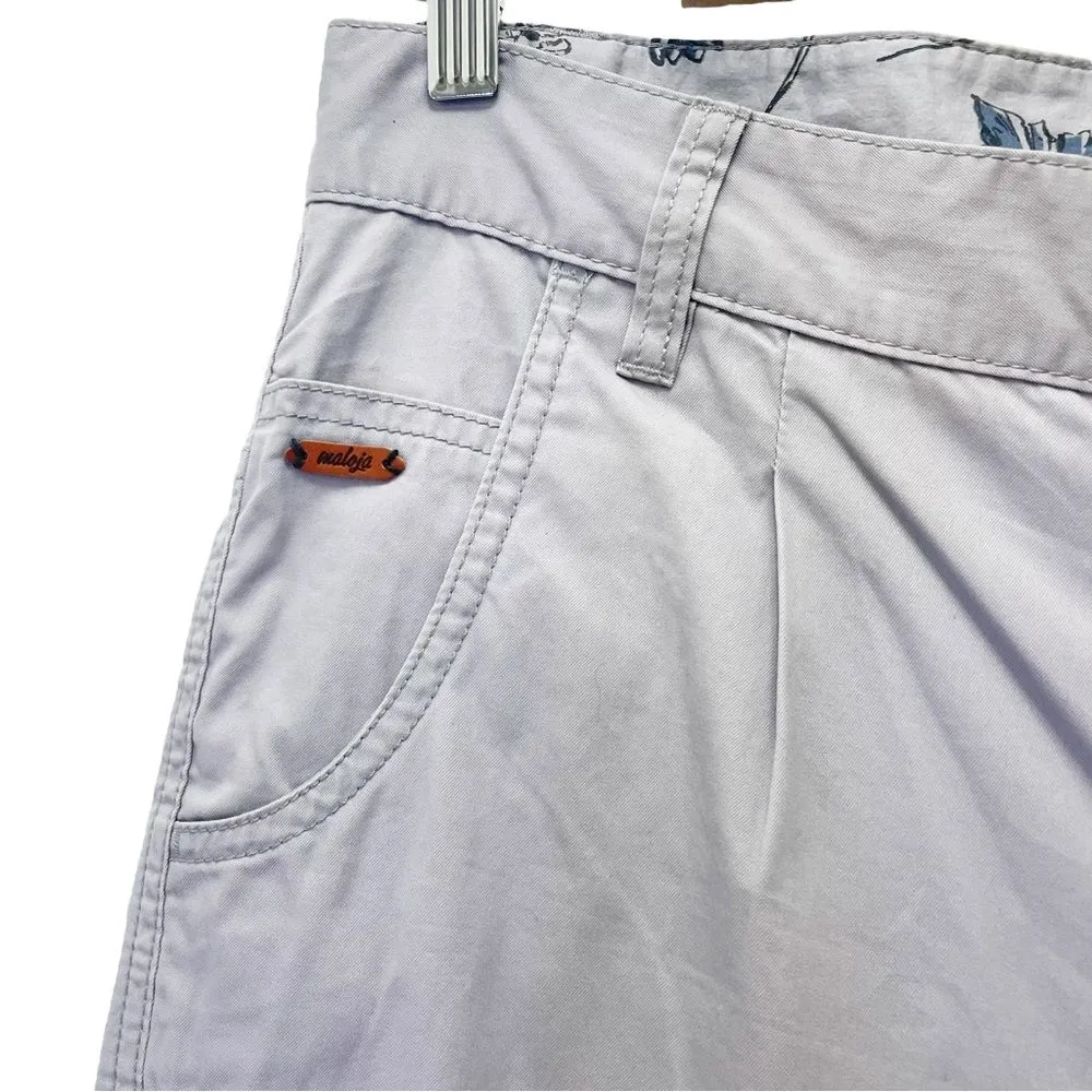 Maloja CharlyM Twill Bike Pants in Light Gray Smoke Size Medium Hiking Outdoors Purple - Image 10