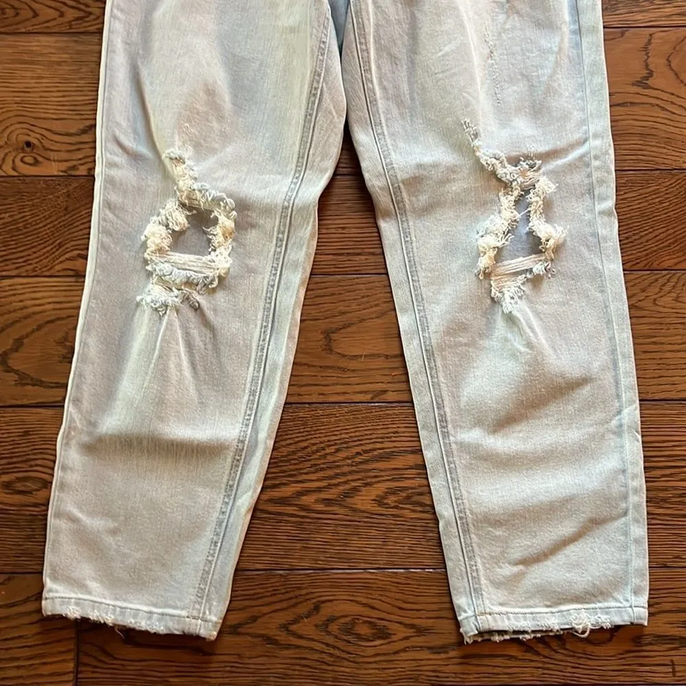 NWT! Wild Fable Distressed Super High Rise Mom Jeans C16 - Image 6