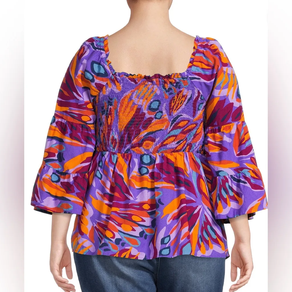 Terra&Sky Vibrant Multicolor Women's Top Size Xl - Image 2