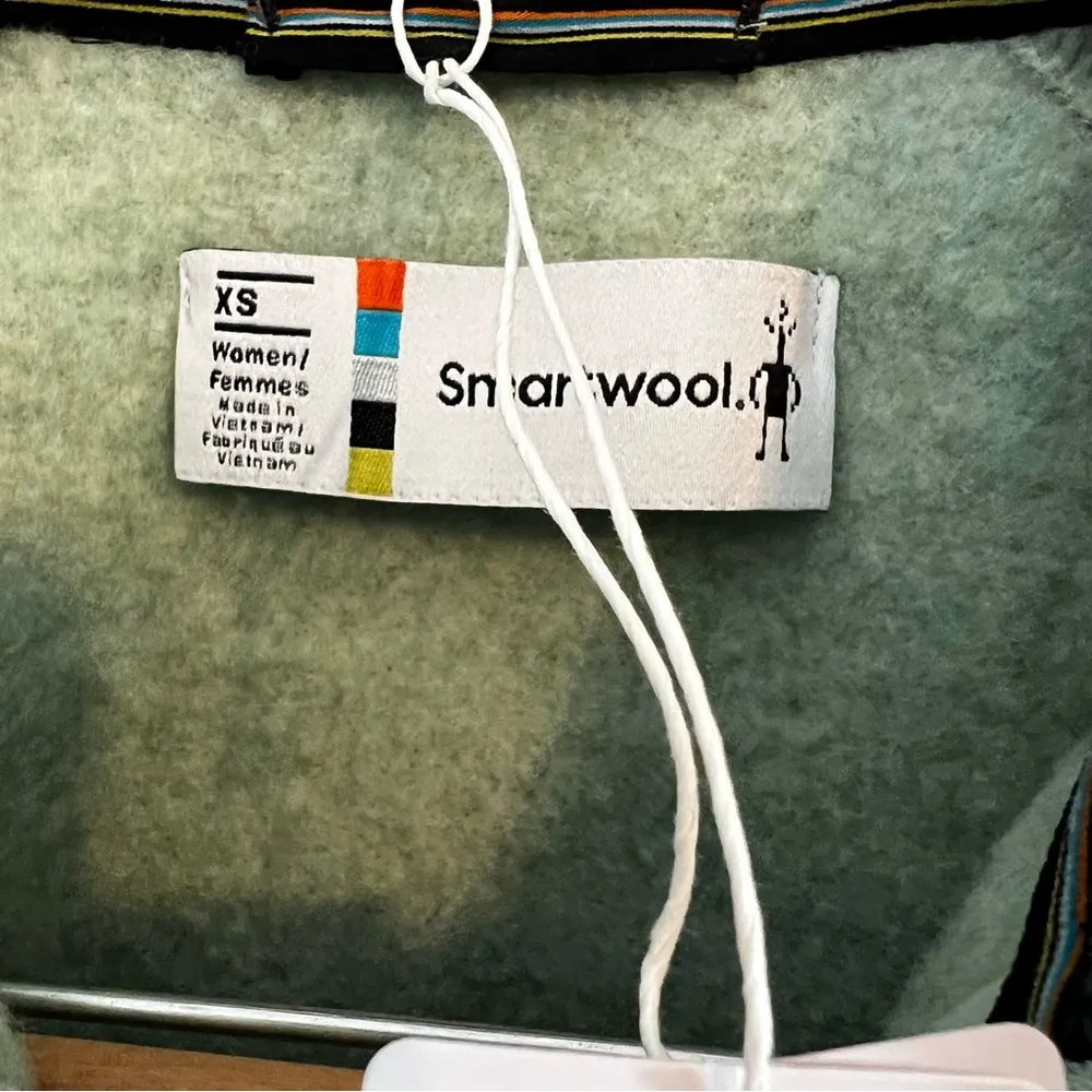 Smartwool Hudson Trail Fleece Full-Zip Jacket. Size XSmall. NWT - Image 5