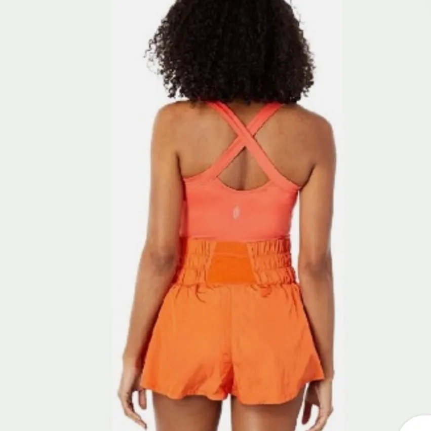 Free People Movement Way Home Skortsie S Orange Morning Burst Dress Athletic - Image 4