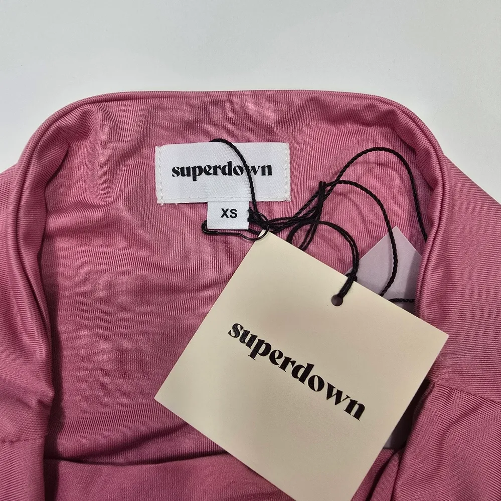 superdown  Lafonda Strapless Mini Skirt in Rose Pink - Image 6