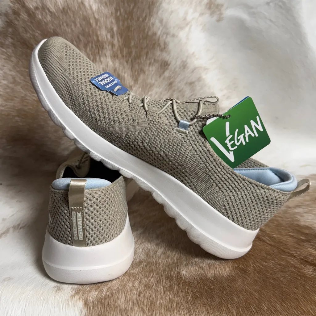 Skechers GOWalk Joy Wshble Vegan Bungee Sneakers-Alia-Taupe- 8.5 D16 - Image 7