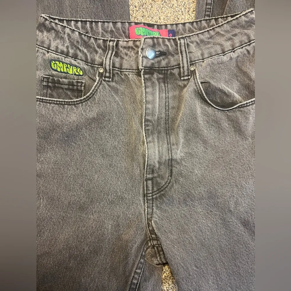 Grey/black baggy straight cut jeans - Image 11