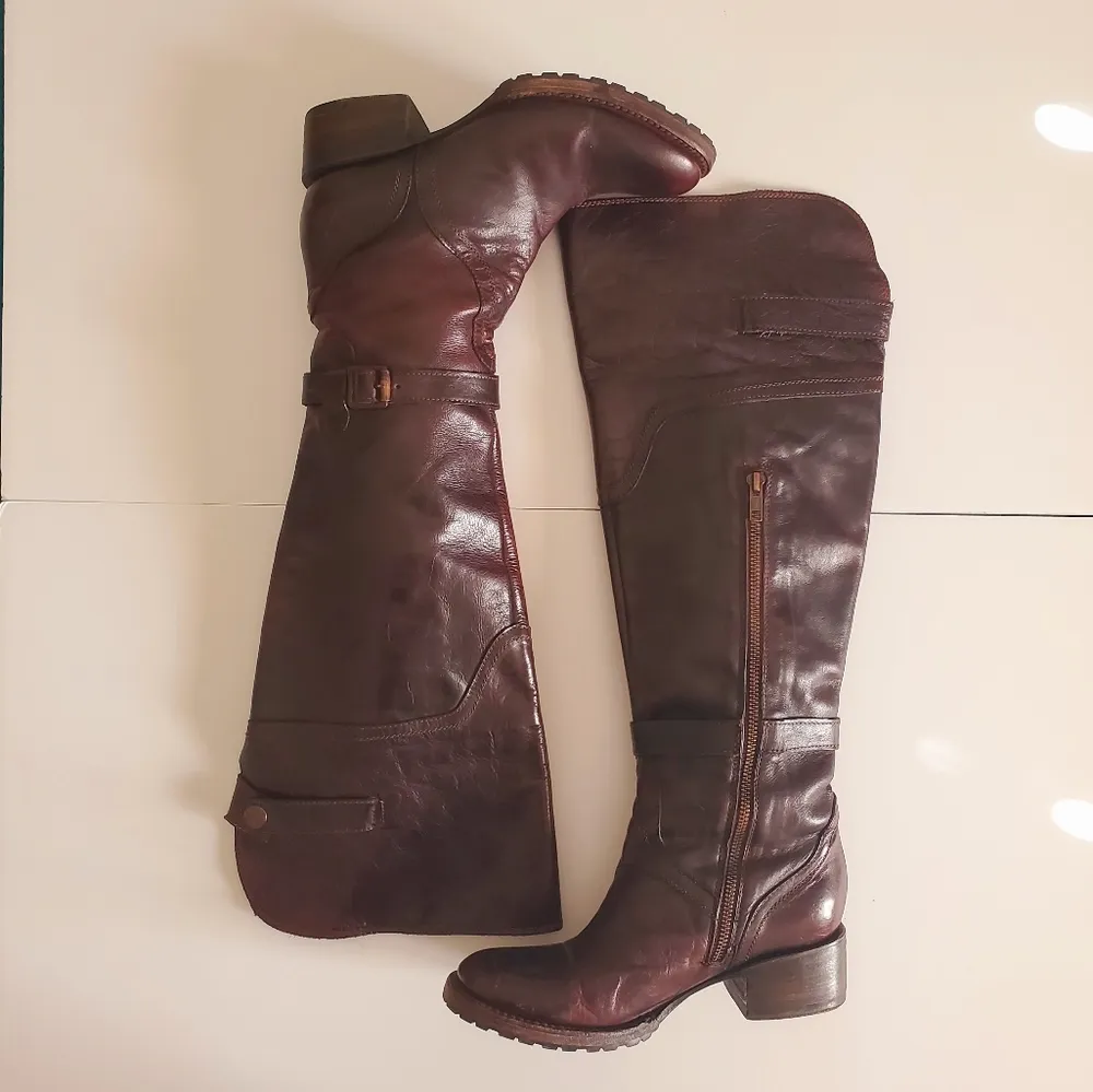 FREEBIRD by Steven Quebec boots sz 7 - Image 2