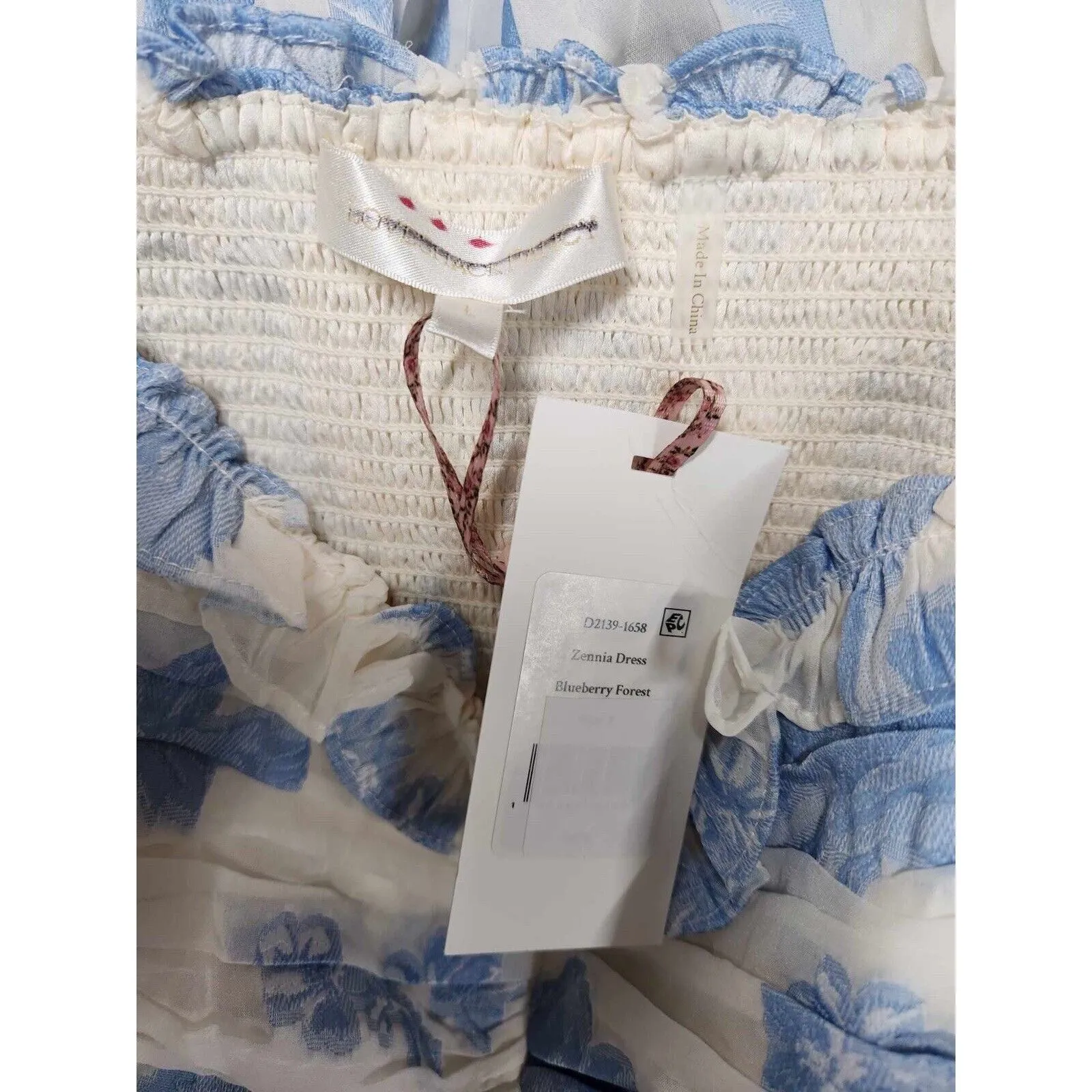 Free People LoveShackFancy Zennia Dress Size L - Image 9