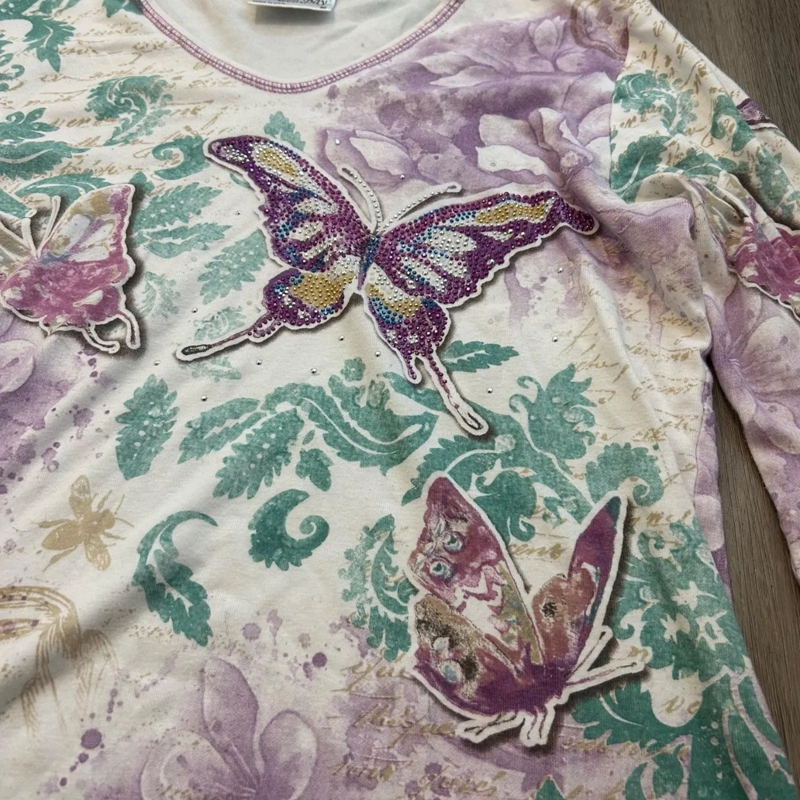 Vintage cactus bay butterfly top White Size 8 - Image 2