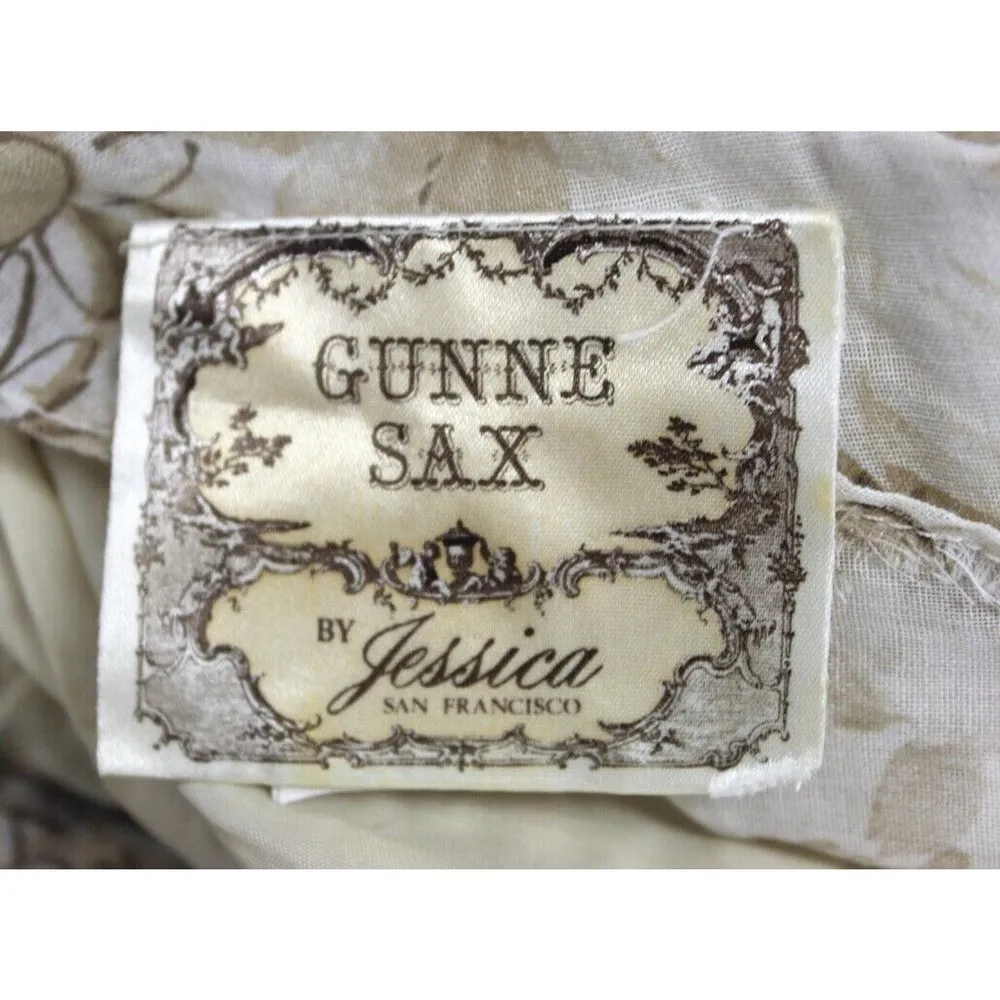 Vintage 70s GUNNE SAX Prairie Print Dress Boho JESSICA McClintock COTTAGECORE S - Image 12